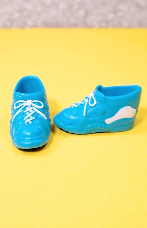 12" Male Fashion Doll Bright Blue Sneakers
