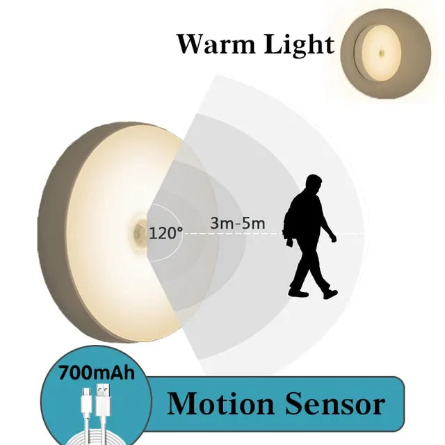 2020 New Night Lamp With Motion Sensor Warm/White Night Lights For Home As Children's Night Light For Kitchen/ Cabinet/ Wardrobe