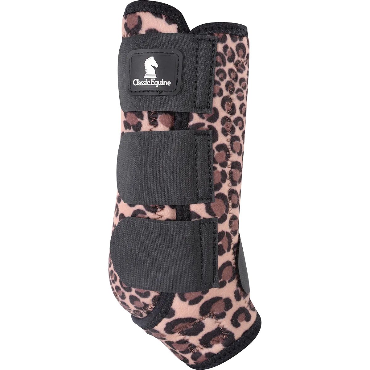 Classic Equine Classic Fit Front Boots- Cheetah
