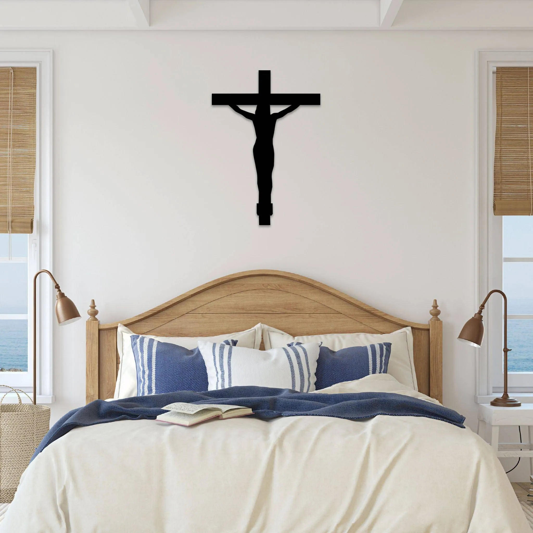 Crucifix Cross - Metal Wall Art