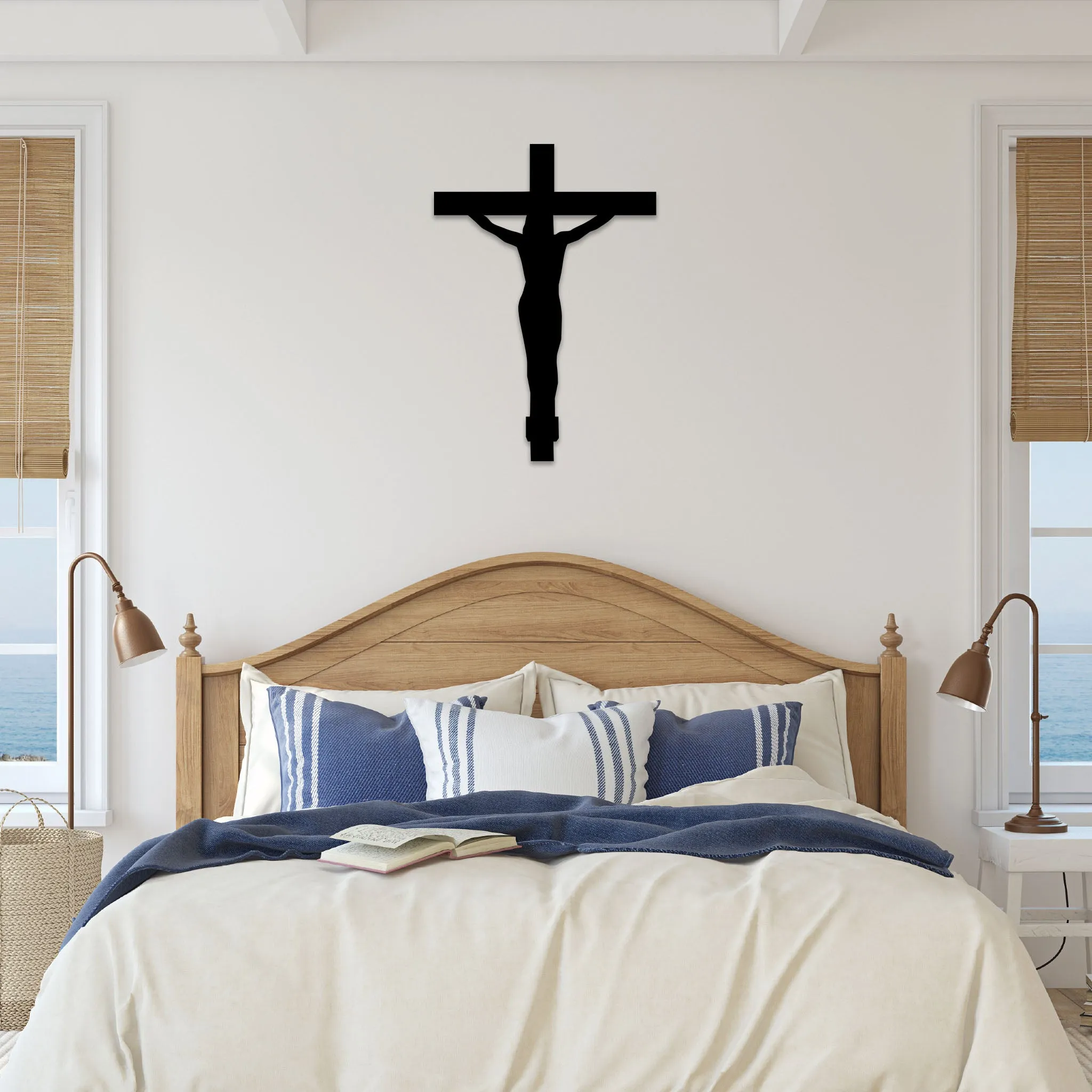 Crucifix Cross - Metal Wall Art