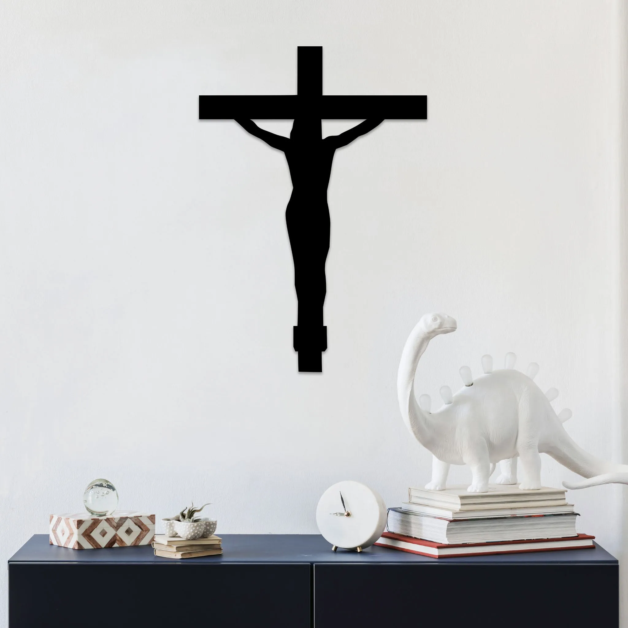 Crucifix Cross - Metal Wall Art