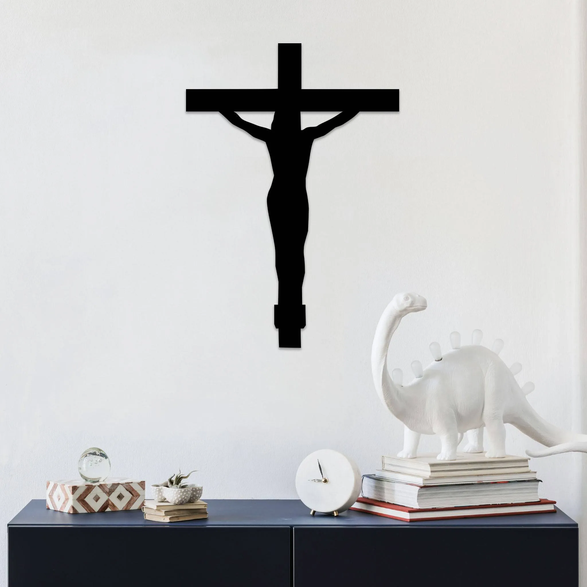 Crucifix Cross - Metal Wall Art