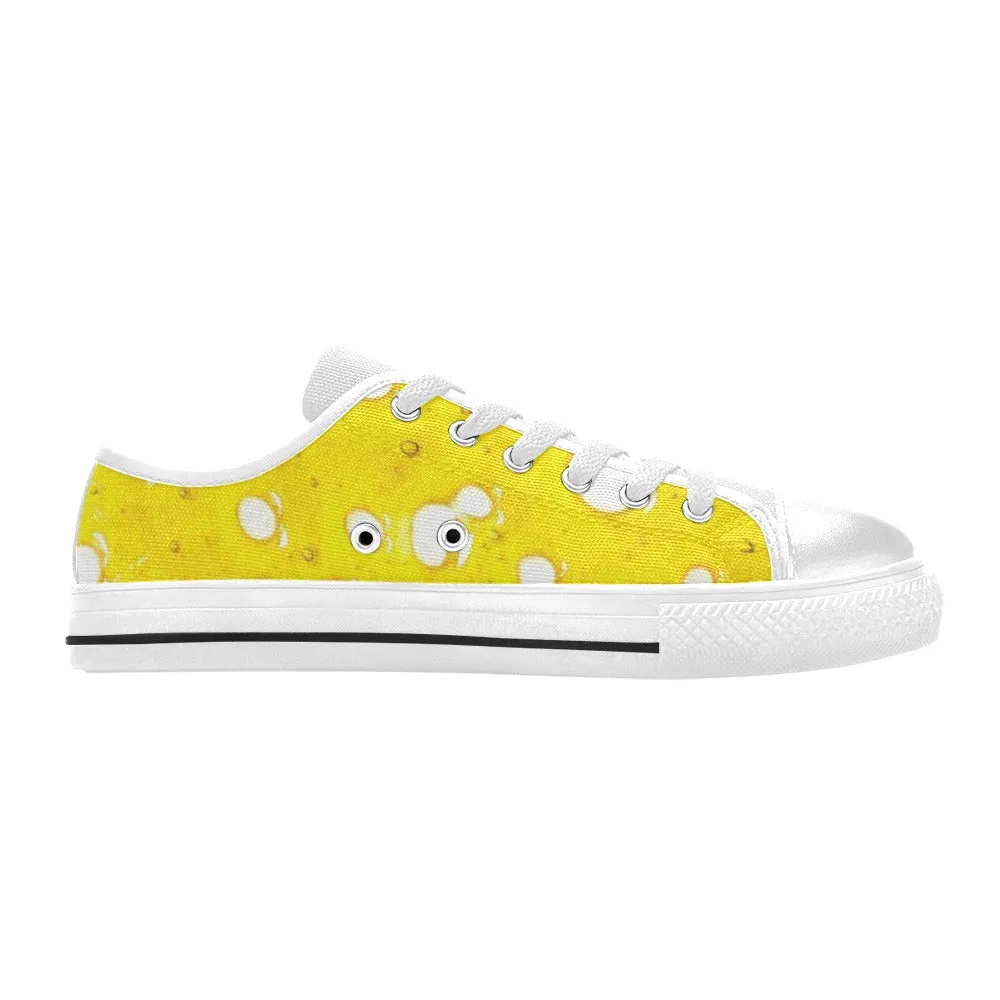 Dab Slab Low Tops - White