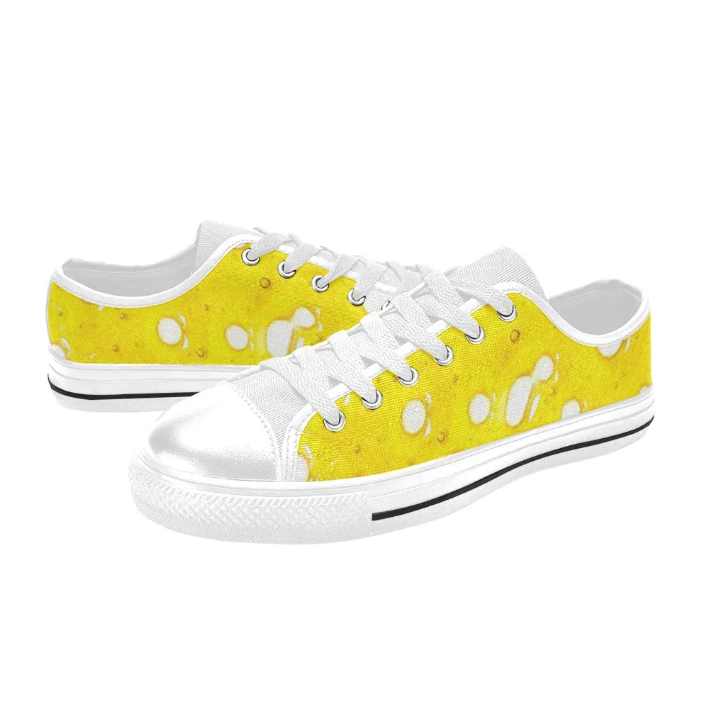 Dab Slab Low Tops - White