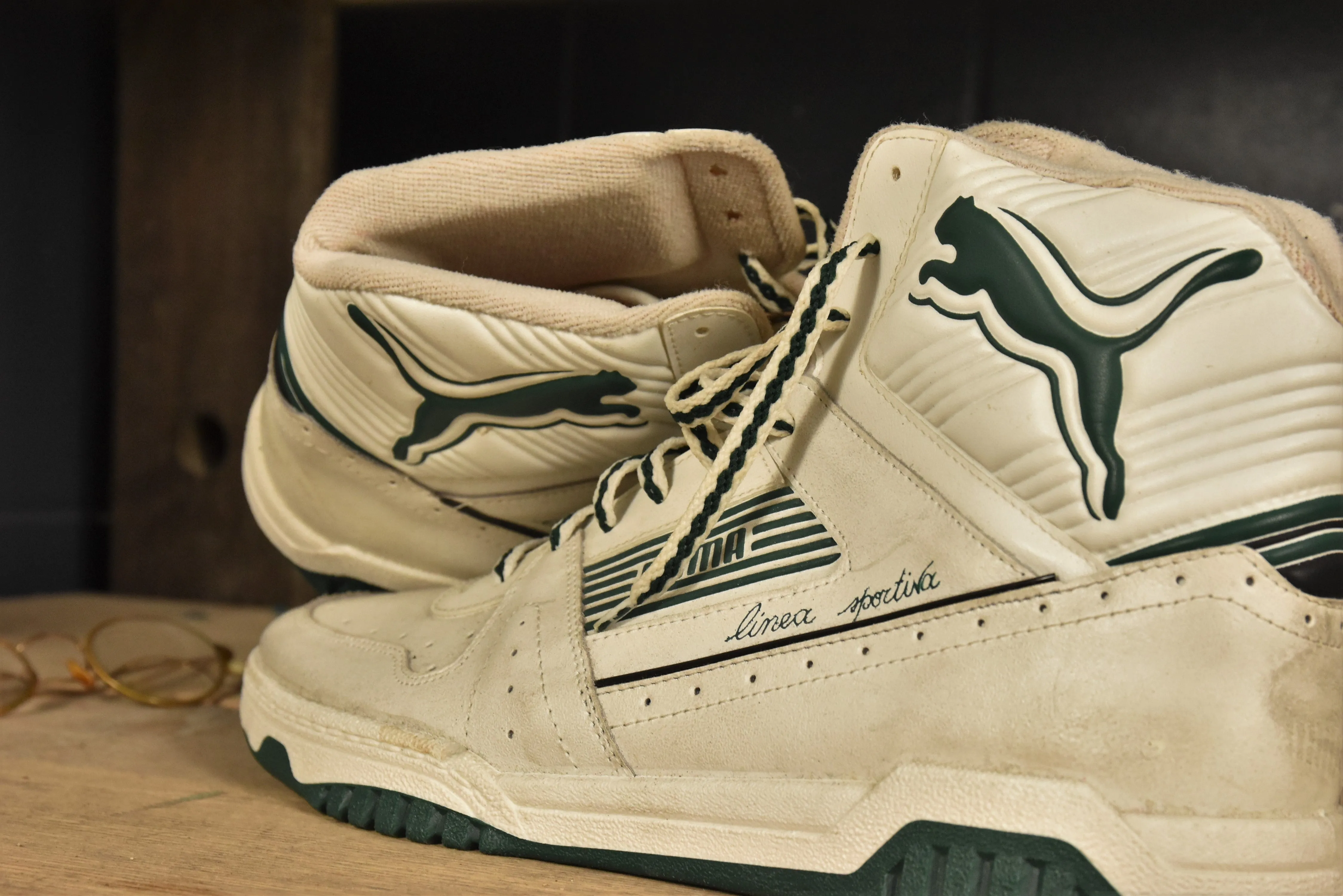 Early 80's PUMA High-Top Sneaker, neu, Gr. 42