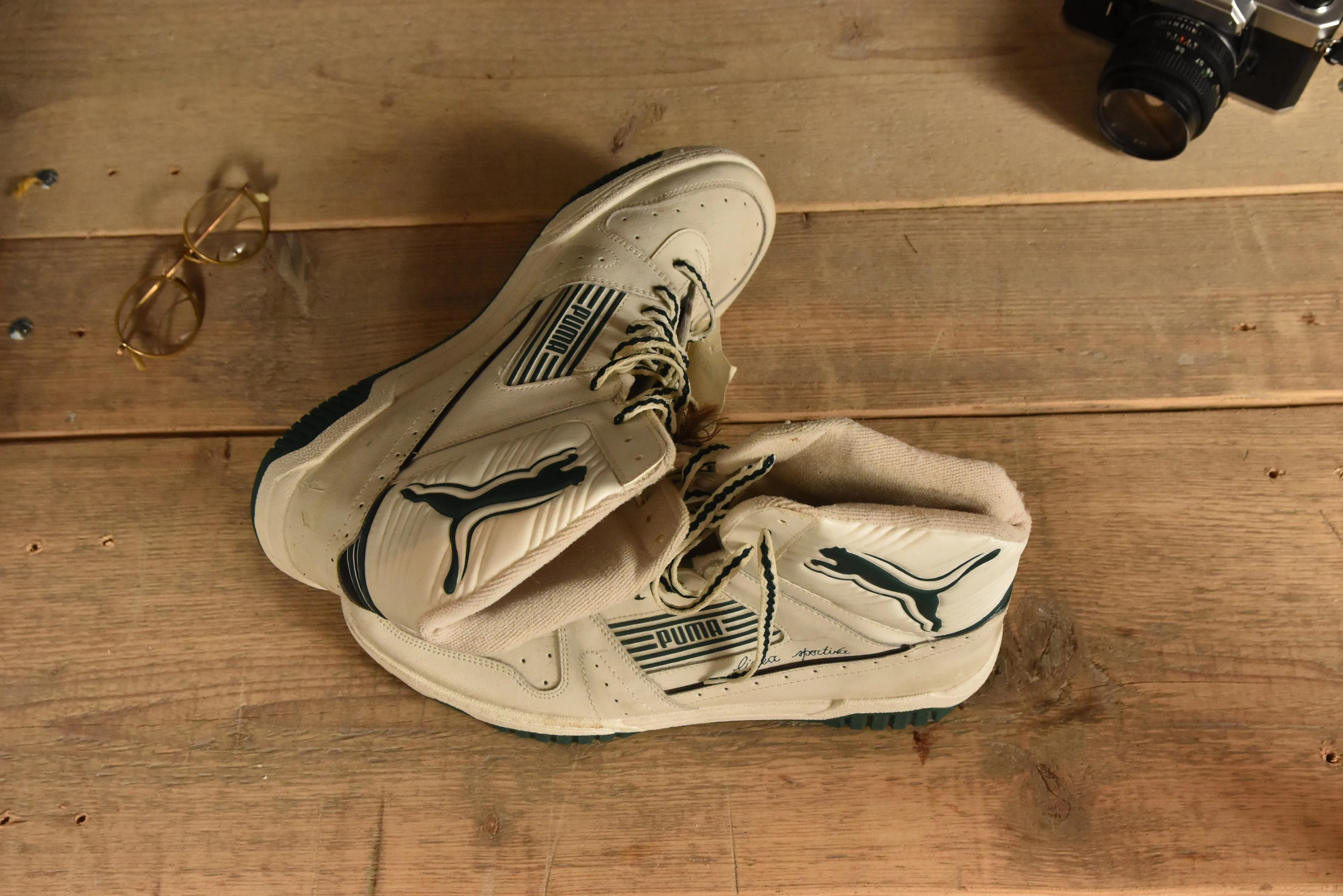 Early 80's PUMA High-Top Sneaker, neu, Gr. 42
