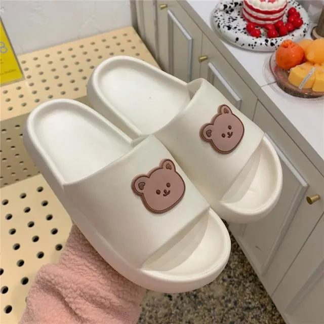 Experience Luxury at Home with Beary Cute Open-Toe Slippers