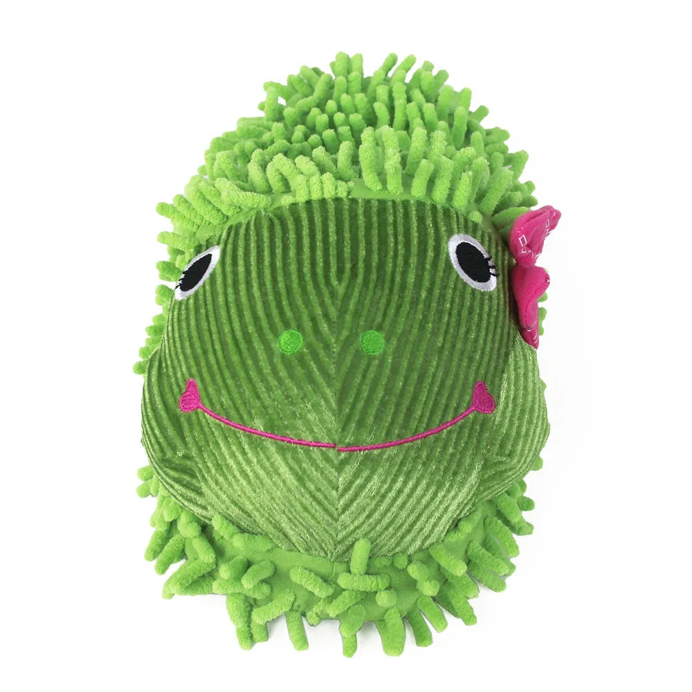 Fuzzy Frog Slippers