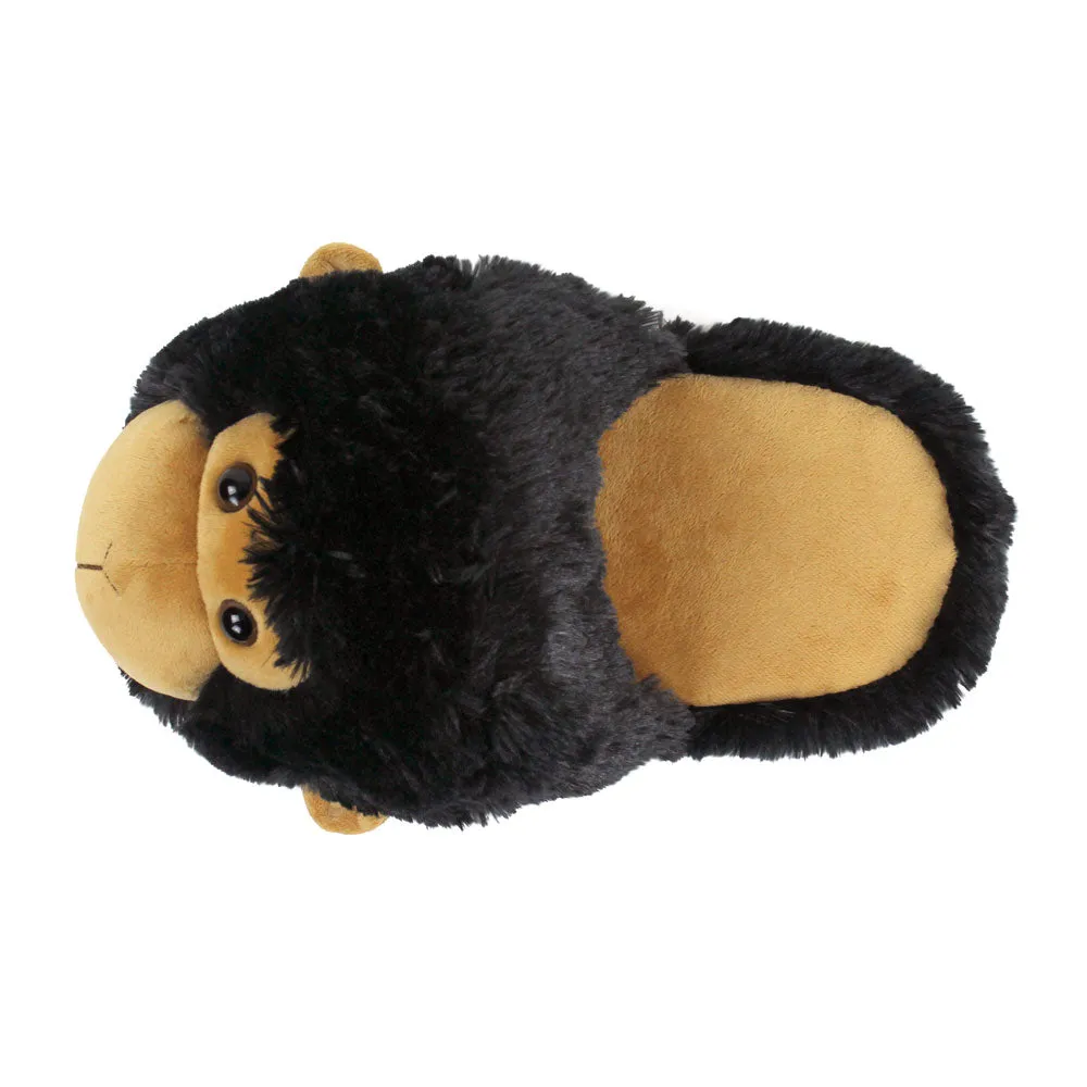 Fuzzy Monkey Slippers
