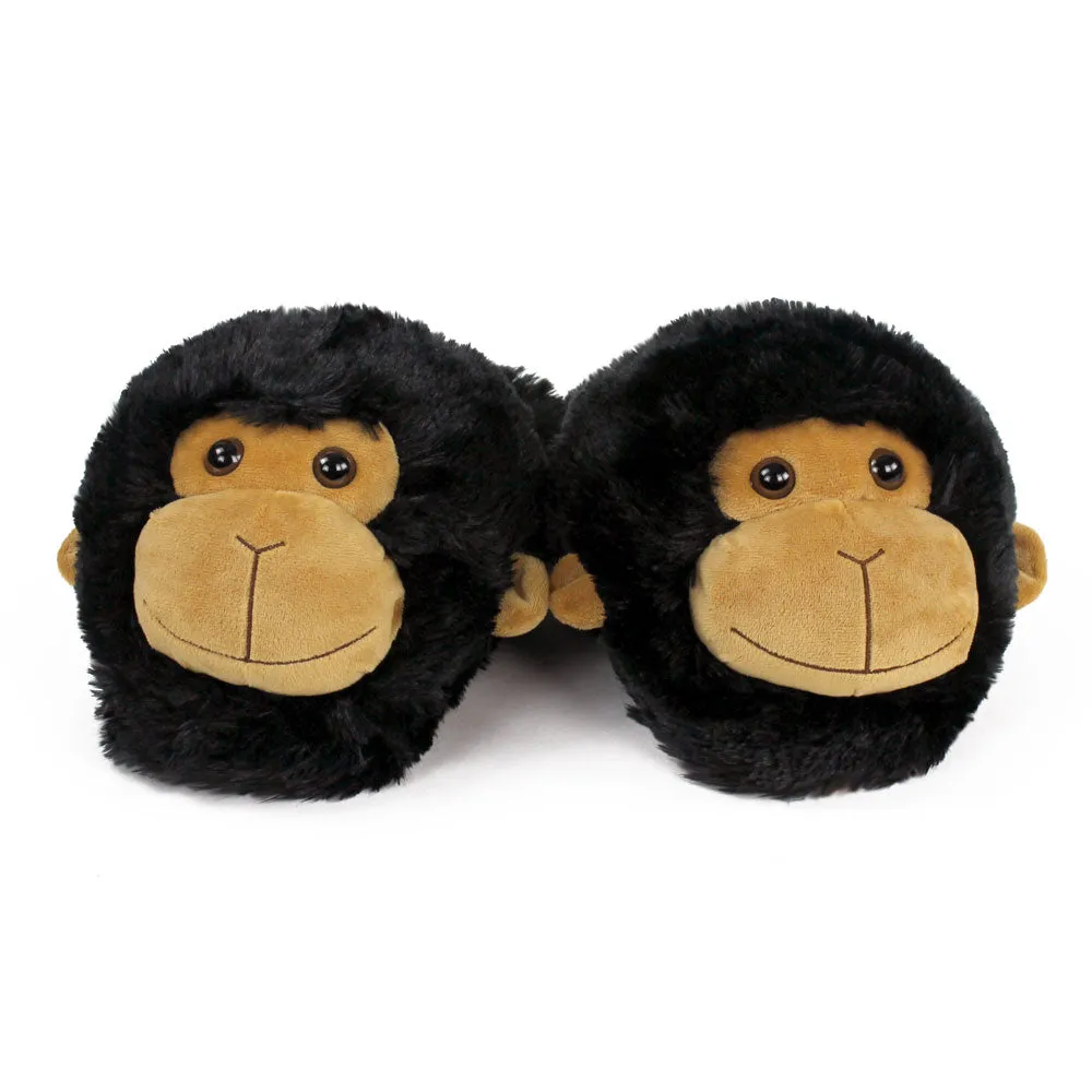 Fuzzy Monkey Slippers