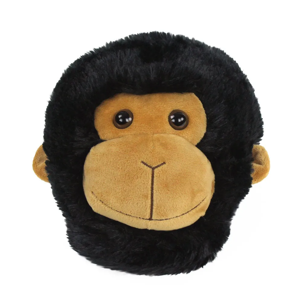Fuzzy Monkey Slippers