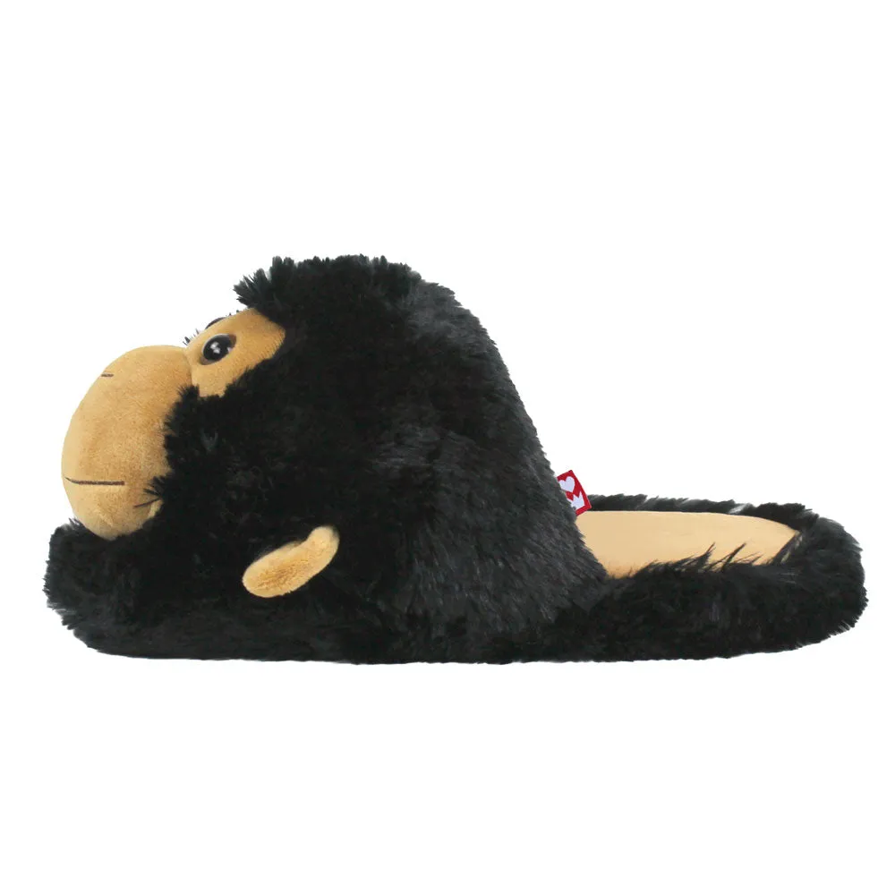 Fuzzy Monkey Slippers