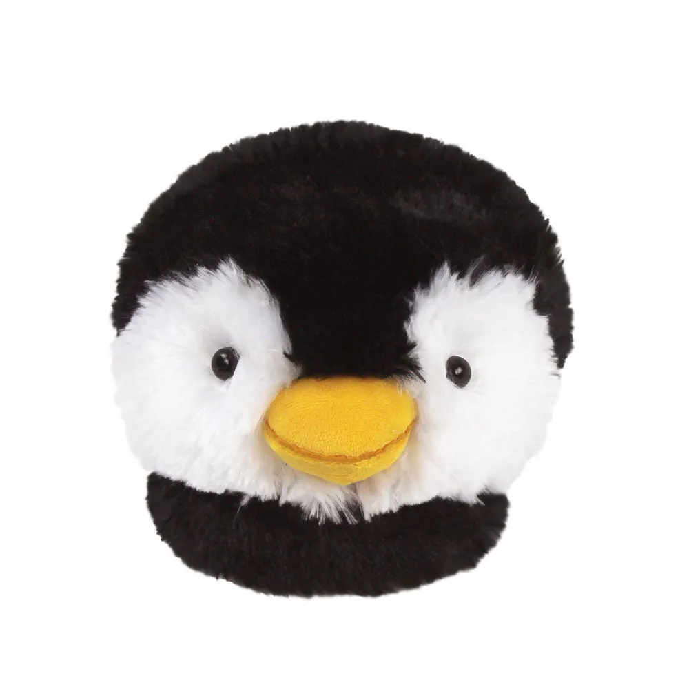 Fuzzy Penguin Slippers