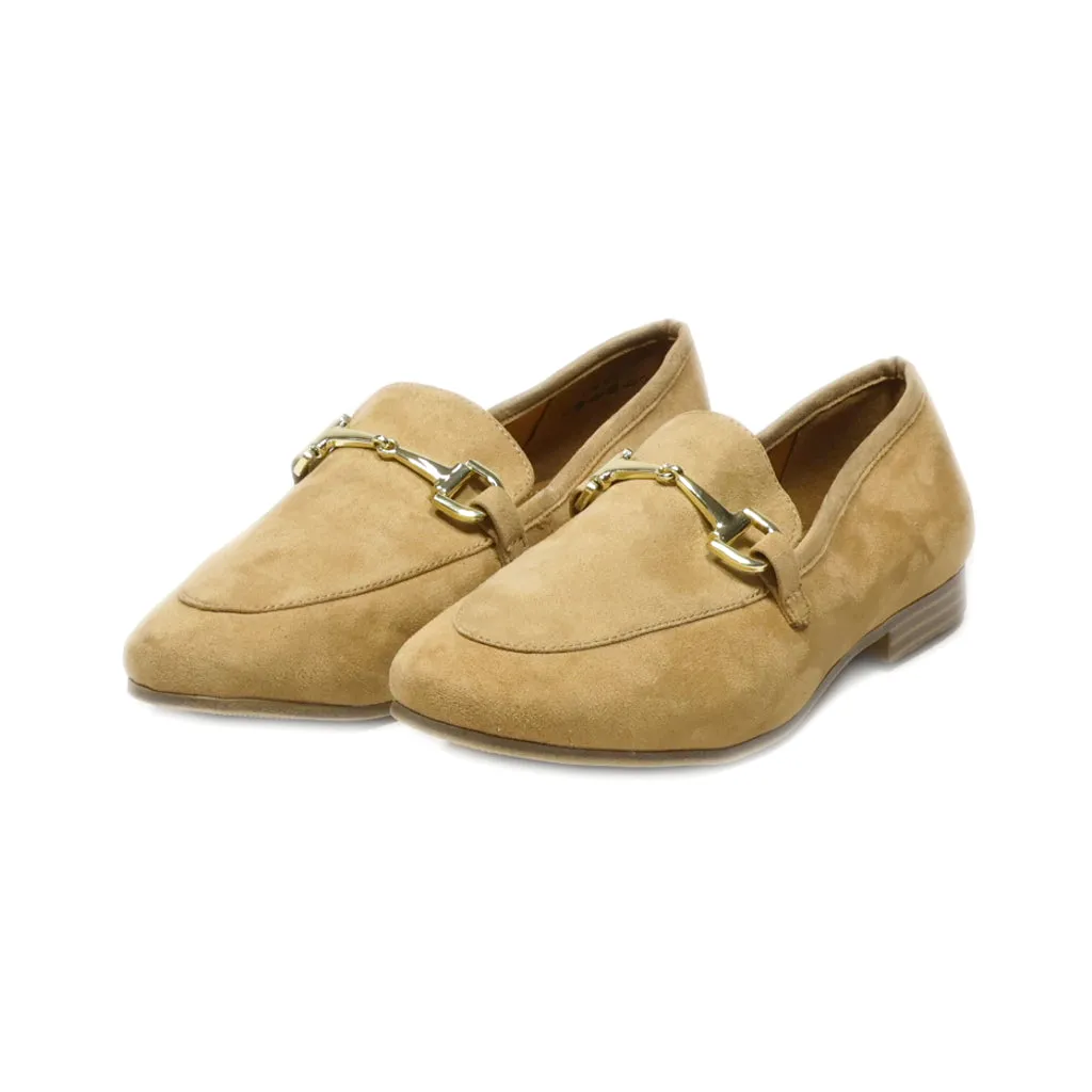 Graceland Loafers Suede Brown Colour For Women