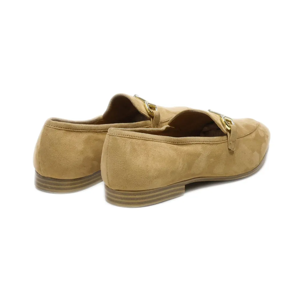 Graceland Loafers Suede Brown Colour For Women