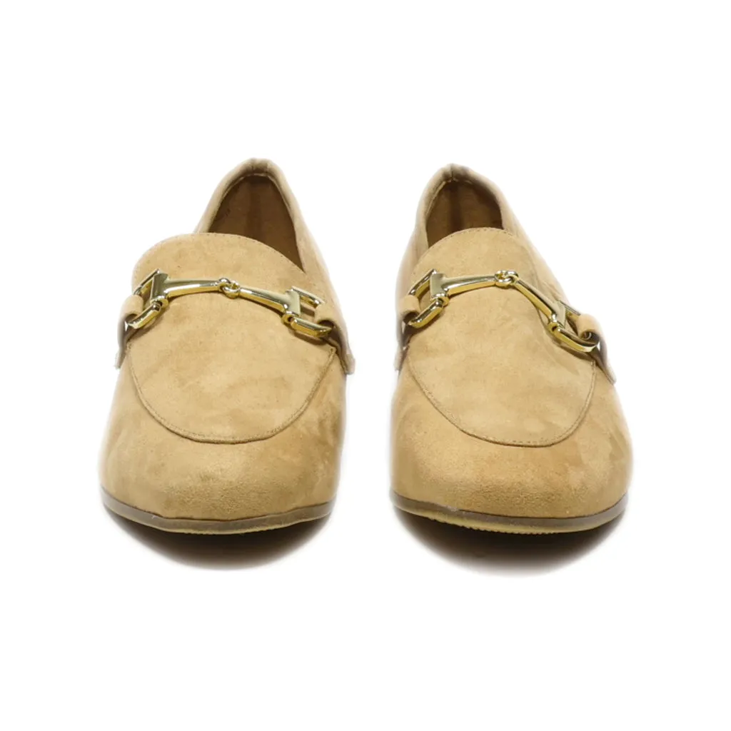 Graceland Loafers Suede Brown Colour For Women