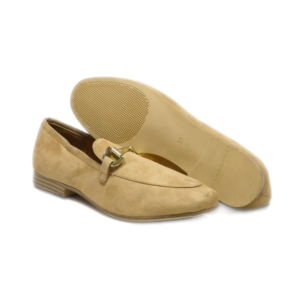 Graceland Loafers Suede Brown Colour For Women