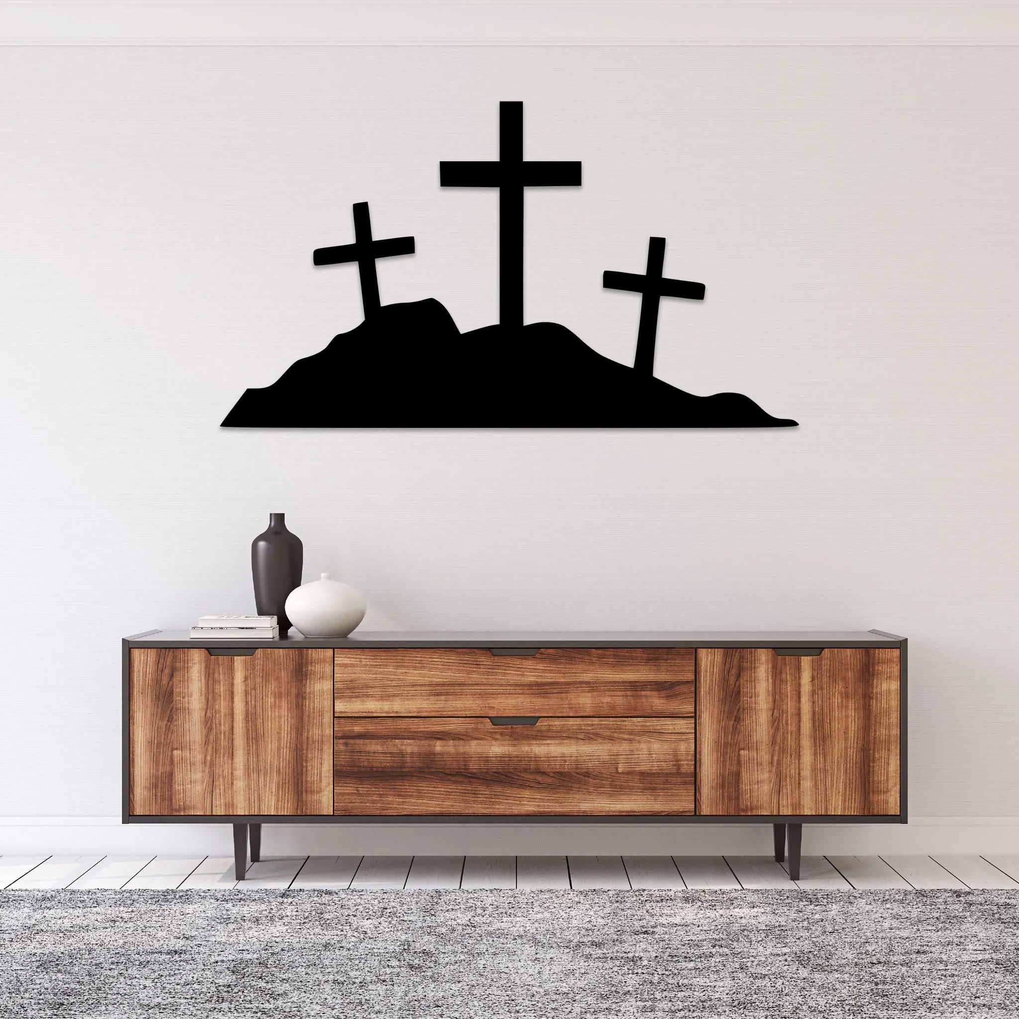 Hill of Crosses - Metal Wall Art