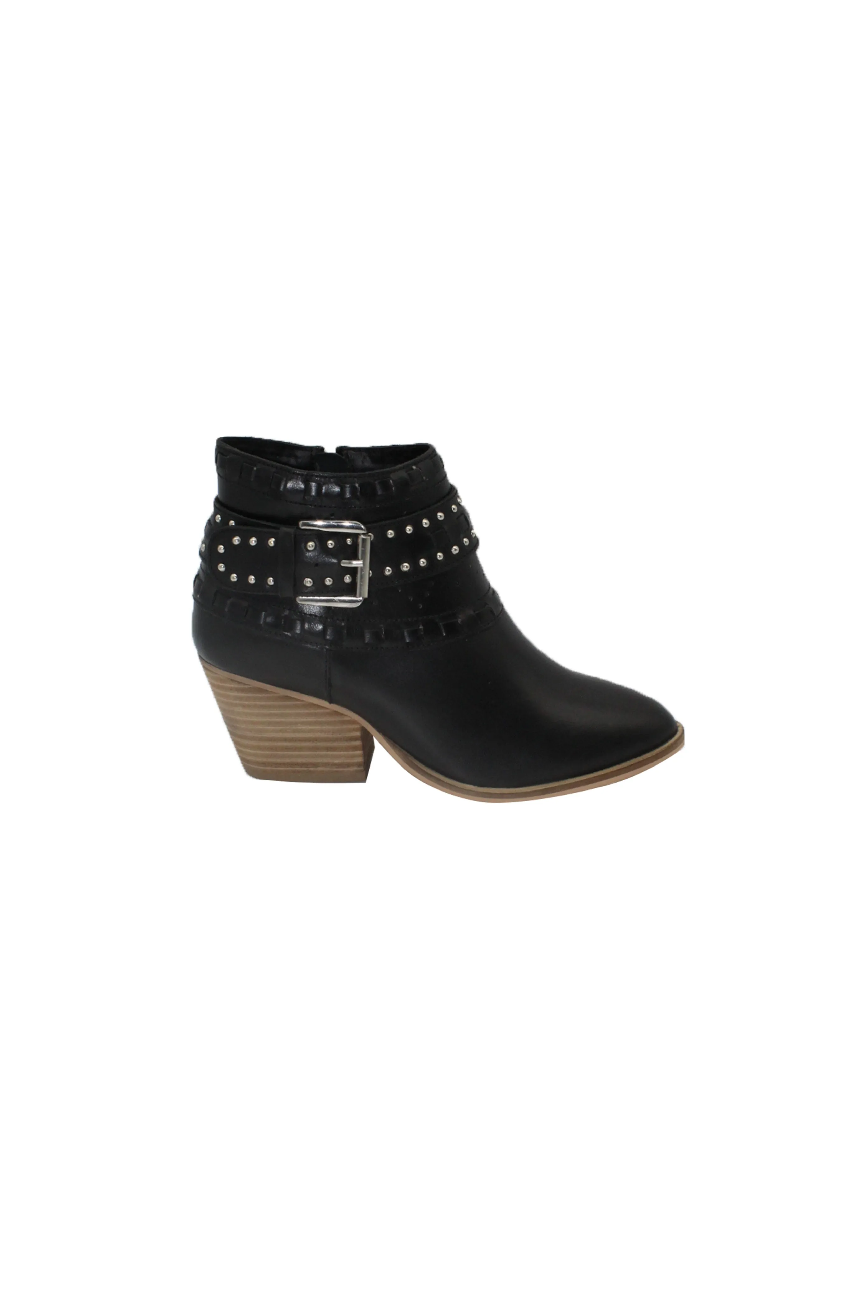 Temp Leather Ankle Boot Black